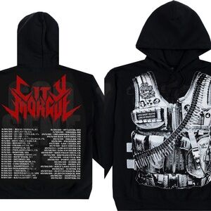 CITY MORGUE ⭐️ glow şn the dark west tour ‘23 hoodie